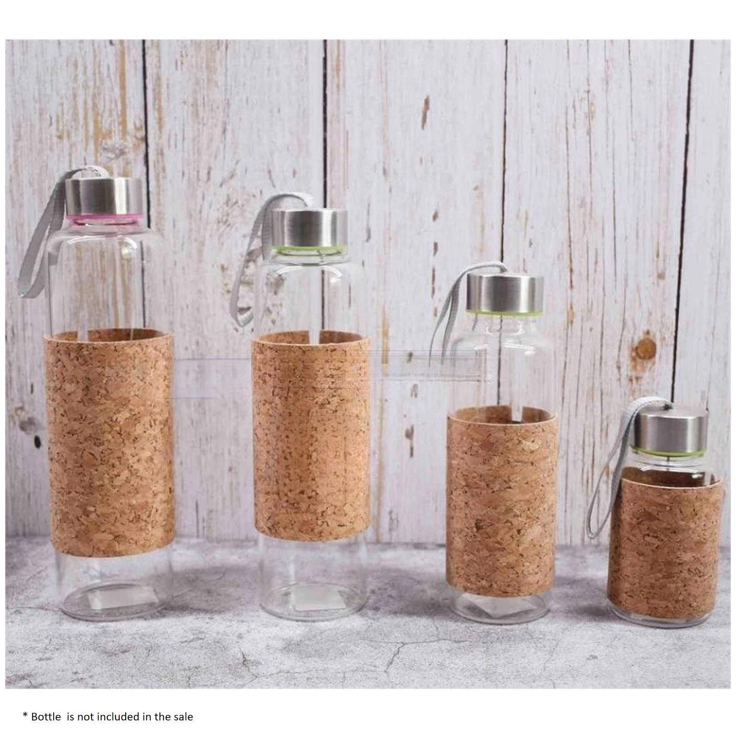 Reusable Compatible cork Coffee Cup/bottle Sleeve with elastic band 5