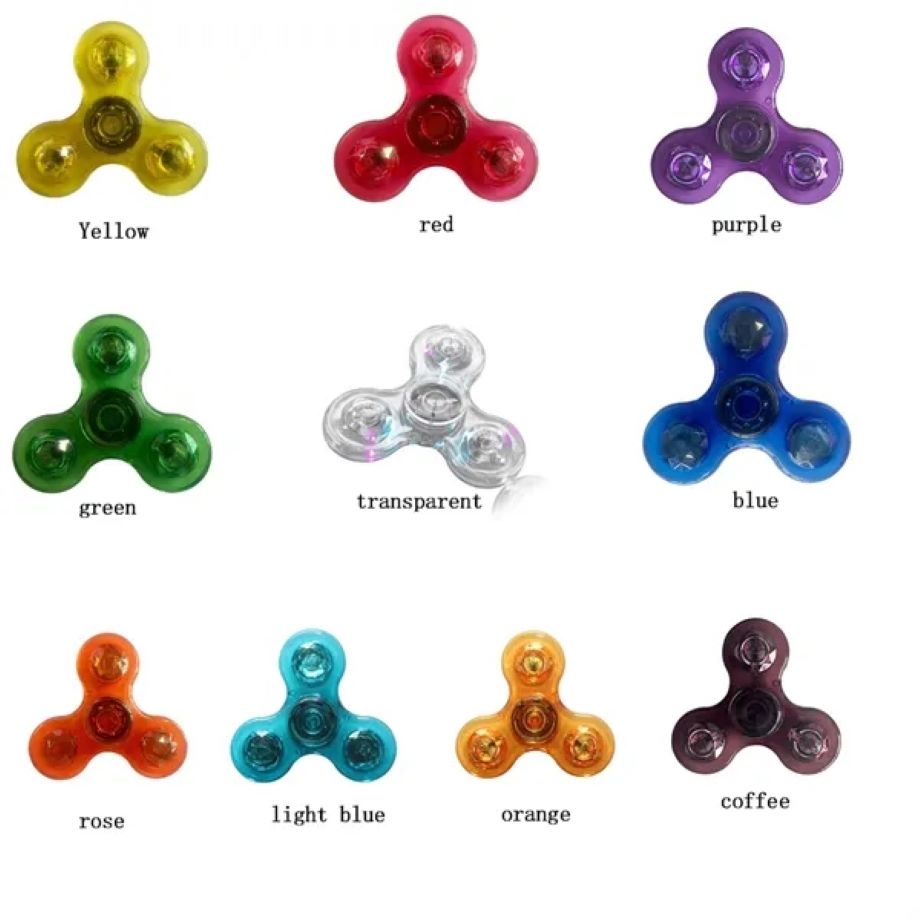 Crystal Luminous LED Fidget Spinner 3