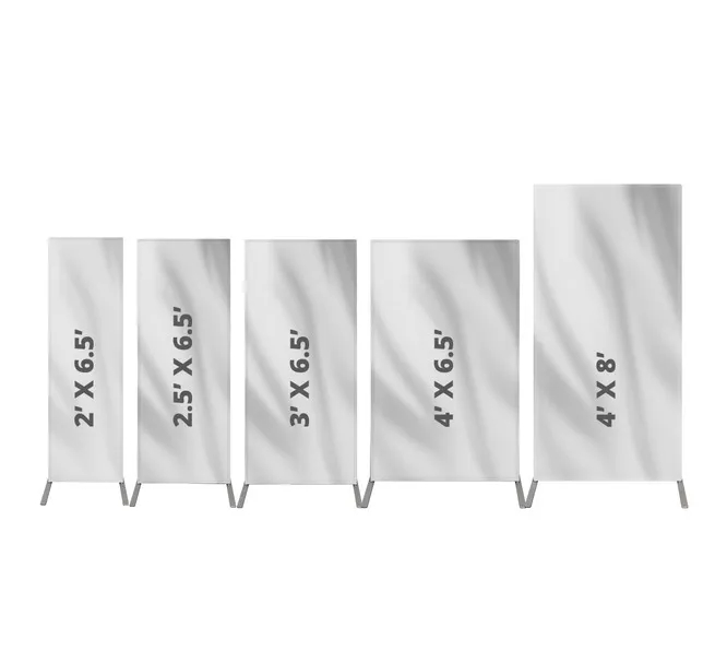 Economy Fabric Display Stands (2ft x 6.5ft) 2