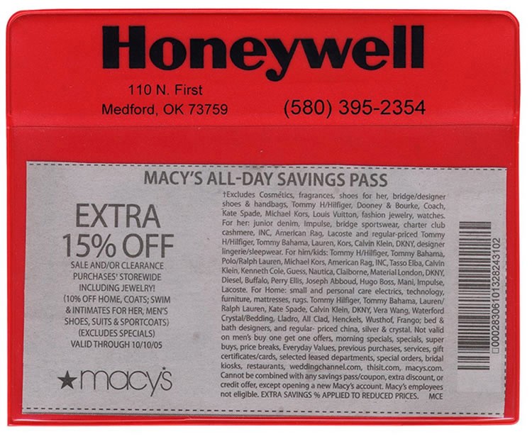 Magnetic Backed Coupon Case 3