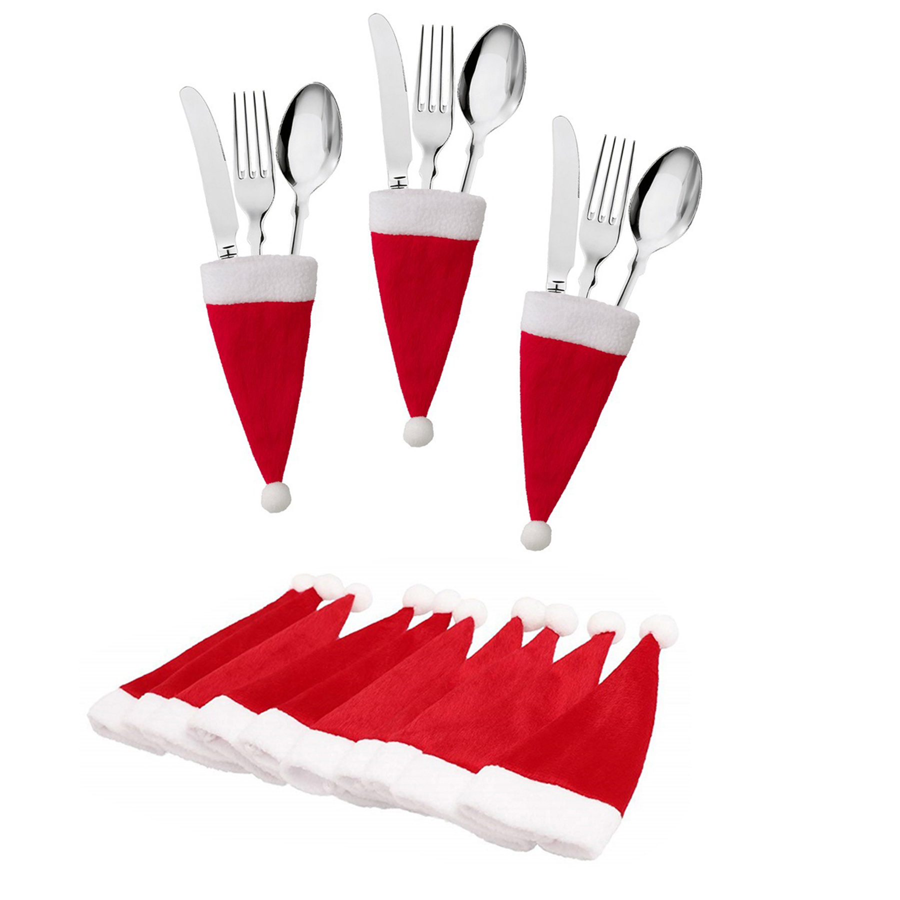 Christmas Knife And Fork Cover 1