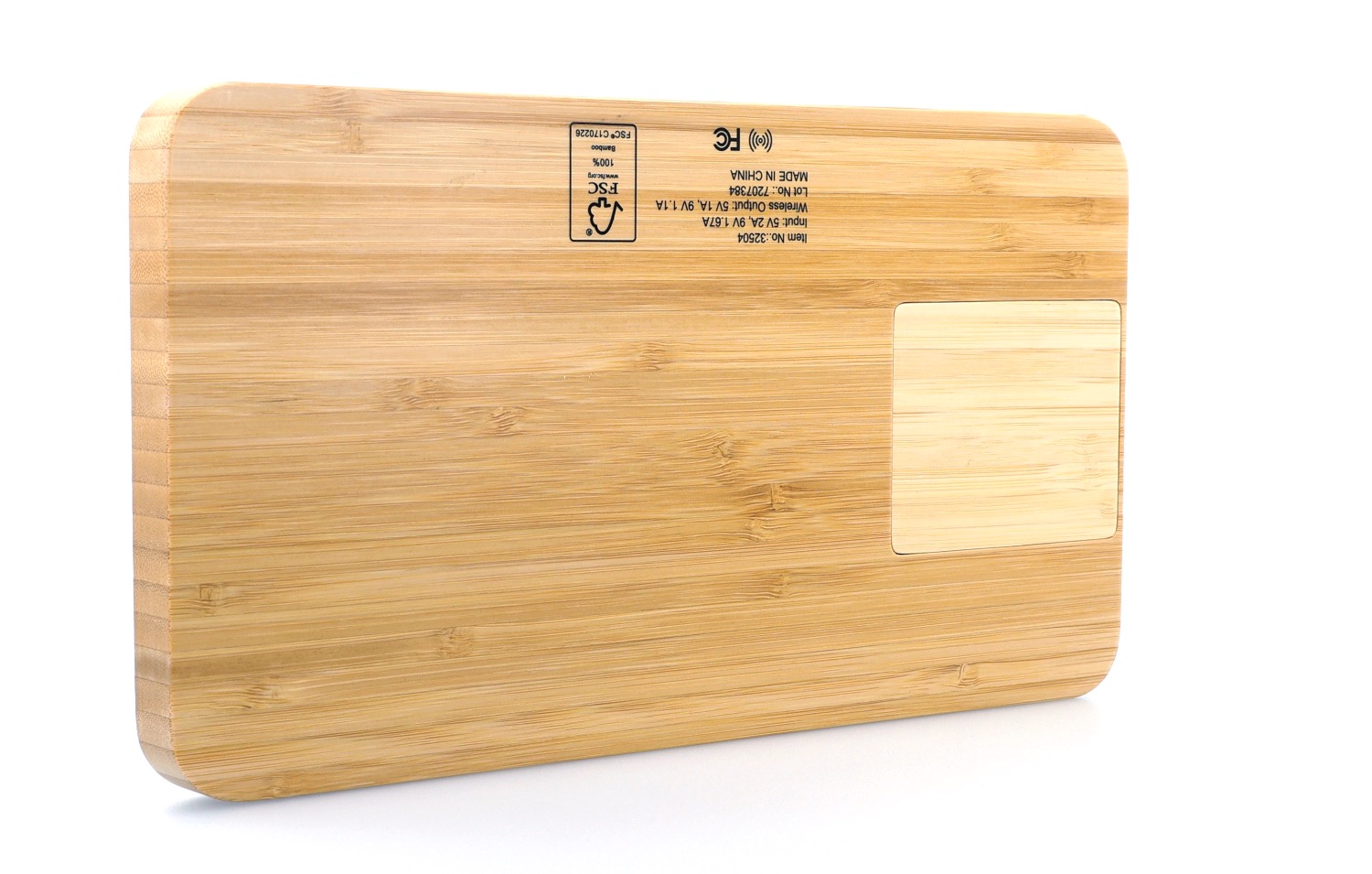 Bamboo 10W Wireless Charging Base with Dry Erase Board 5