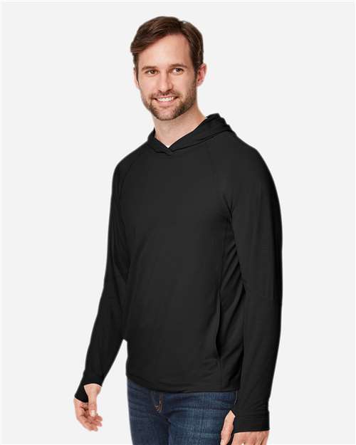 Unisex JAQ Stretch Performance Hooded Long Sleeve T-Shirt - NE105 22
