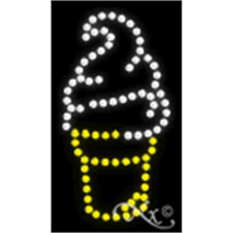 Ice Cream Logo LED Sign 2