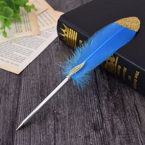 Glitter Powder Feather Pen 13