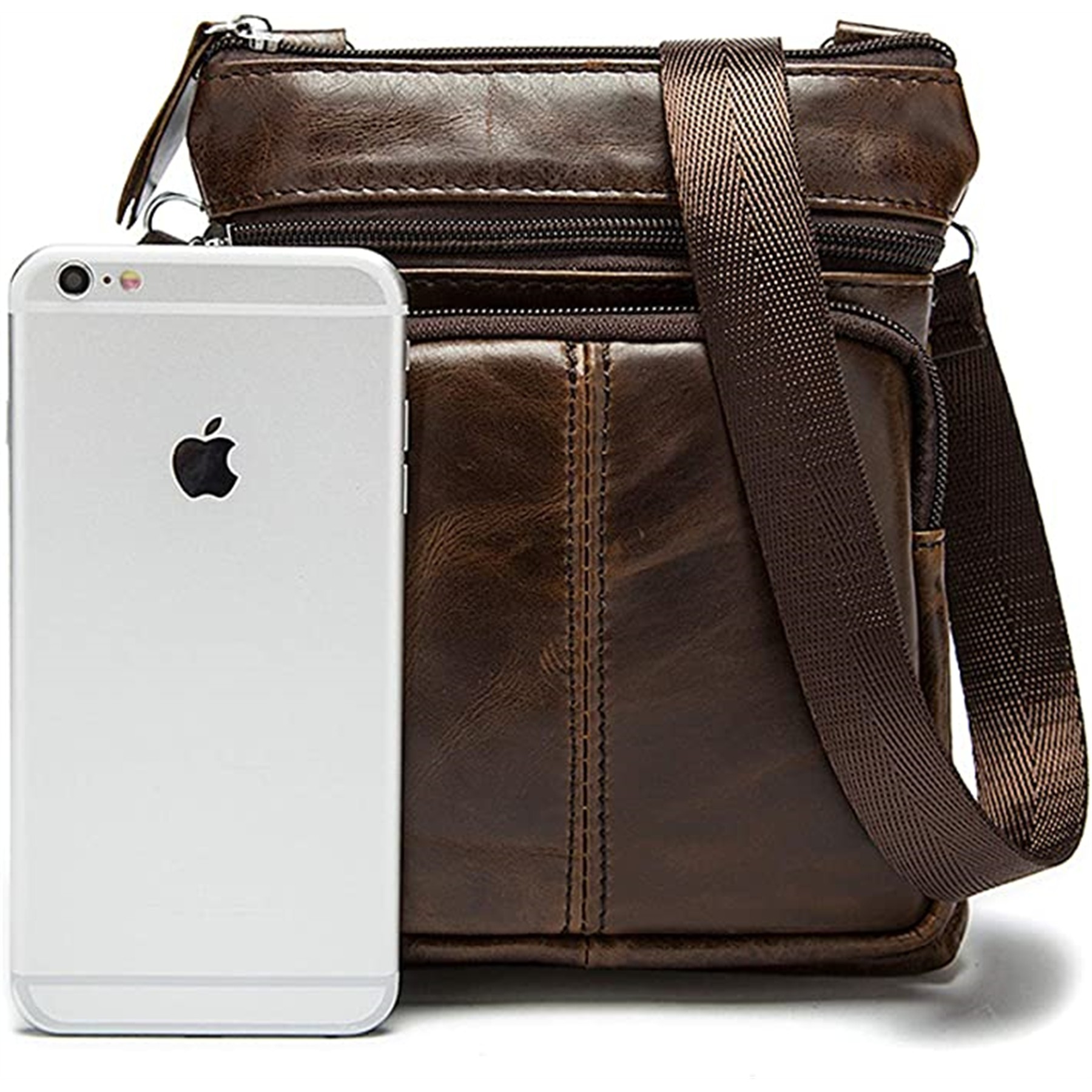 Genuine Leather Crossbody Bag 2