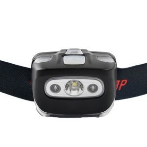 Rechargeable LED Head Flashlight Lamp With Red Lights Elastic Band 1