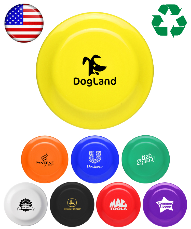 USA Made - Frisbee - 9 inch Round Flying Disc - Solid Colors 2