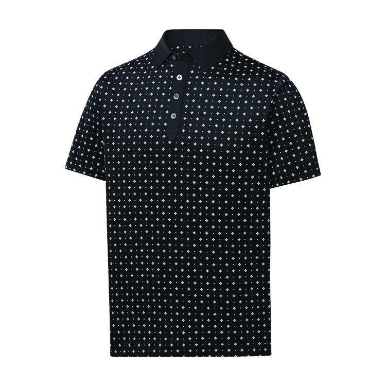 FootJoy ProDry Performance Lisle Deco Print- Athletic Fit Polo 3