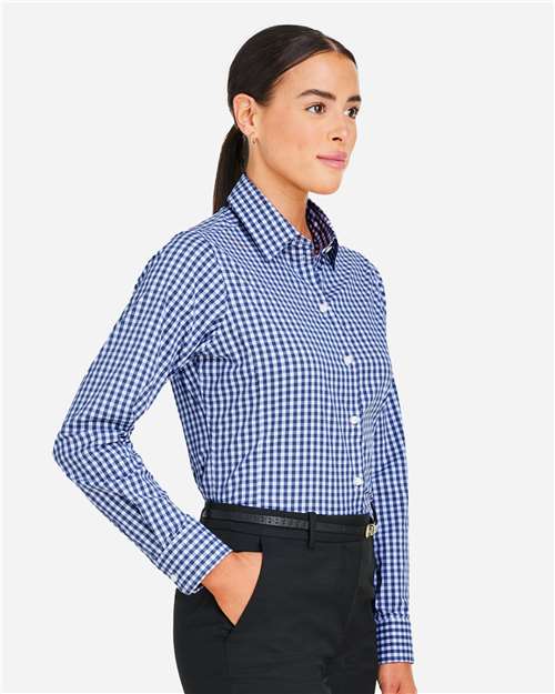 Women's CrownLux Performance® Gingham Dress Shirt - DG536W 5