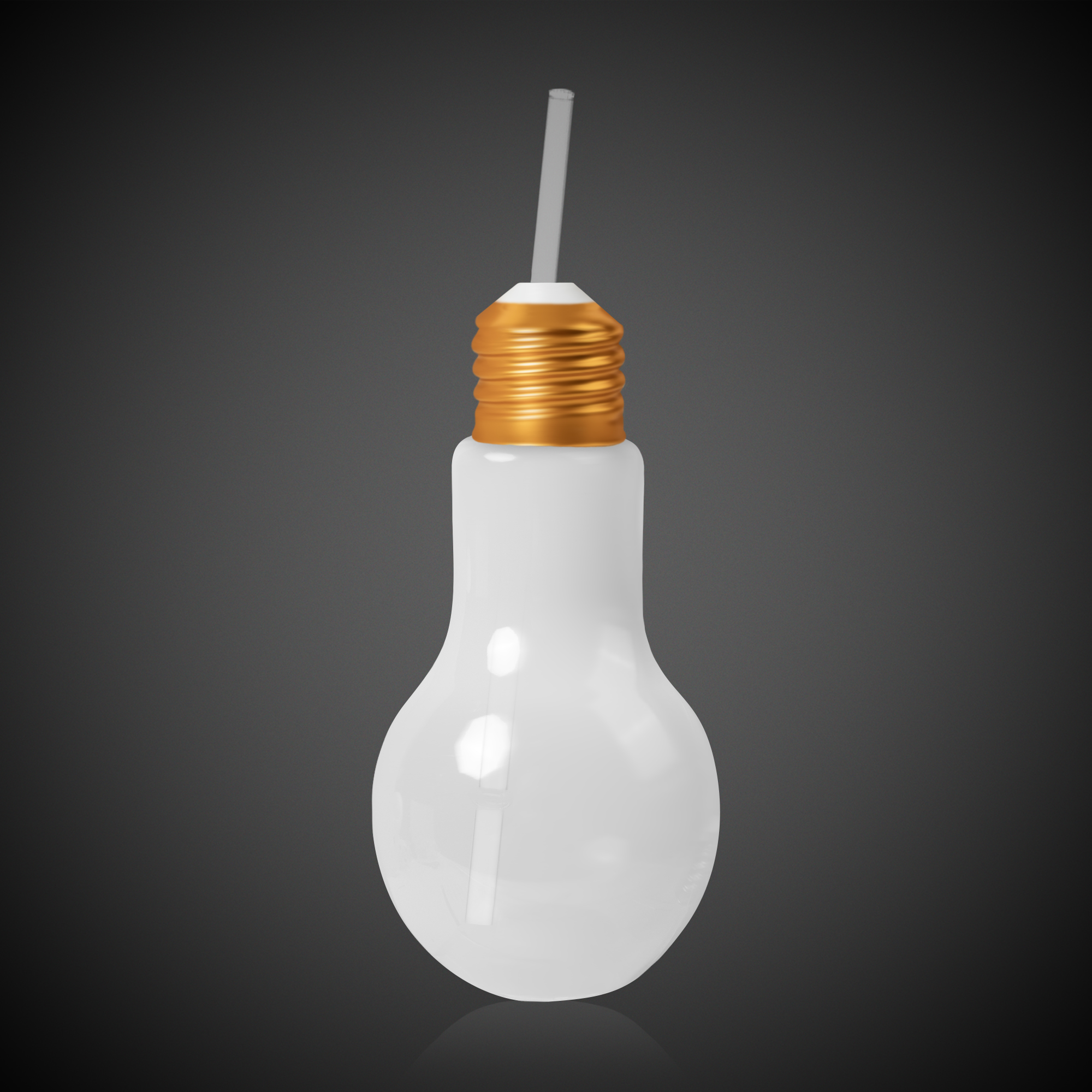 16oz LED Light Bulb Cup with Straw 5
