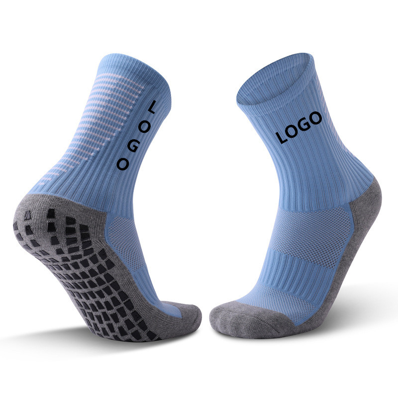 Anti Slip Grip Cotton Crew Socks 13