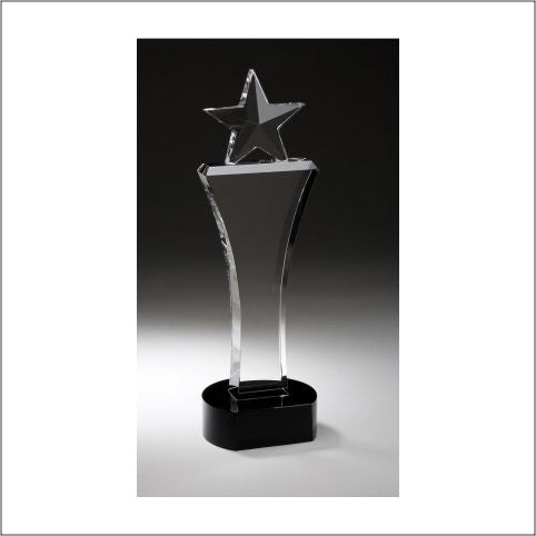 Star Tower On Black Base - 11" 2