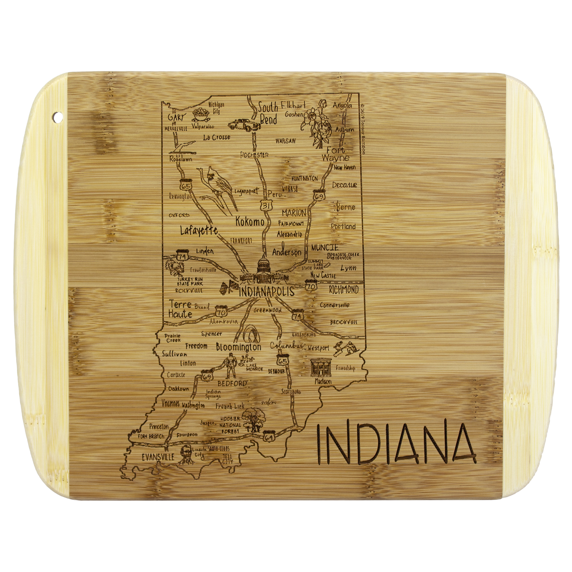 A Slice of Life Indiana Serving & Cutting Board 2