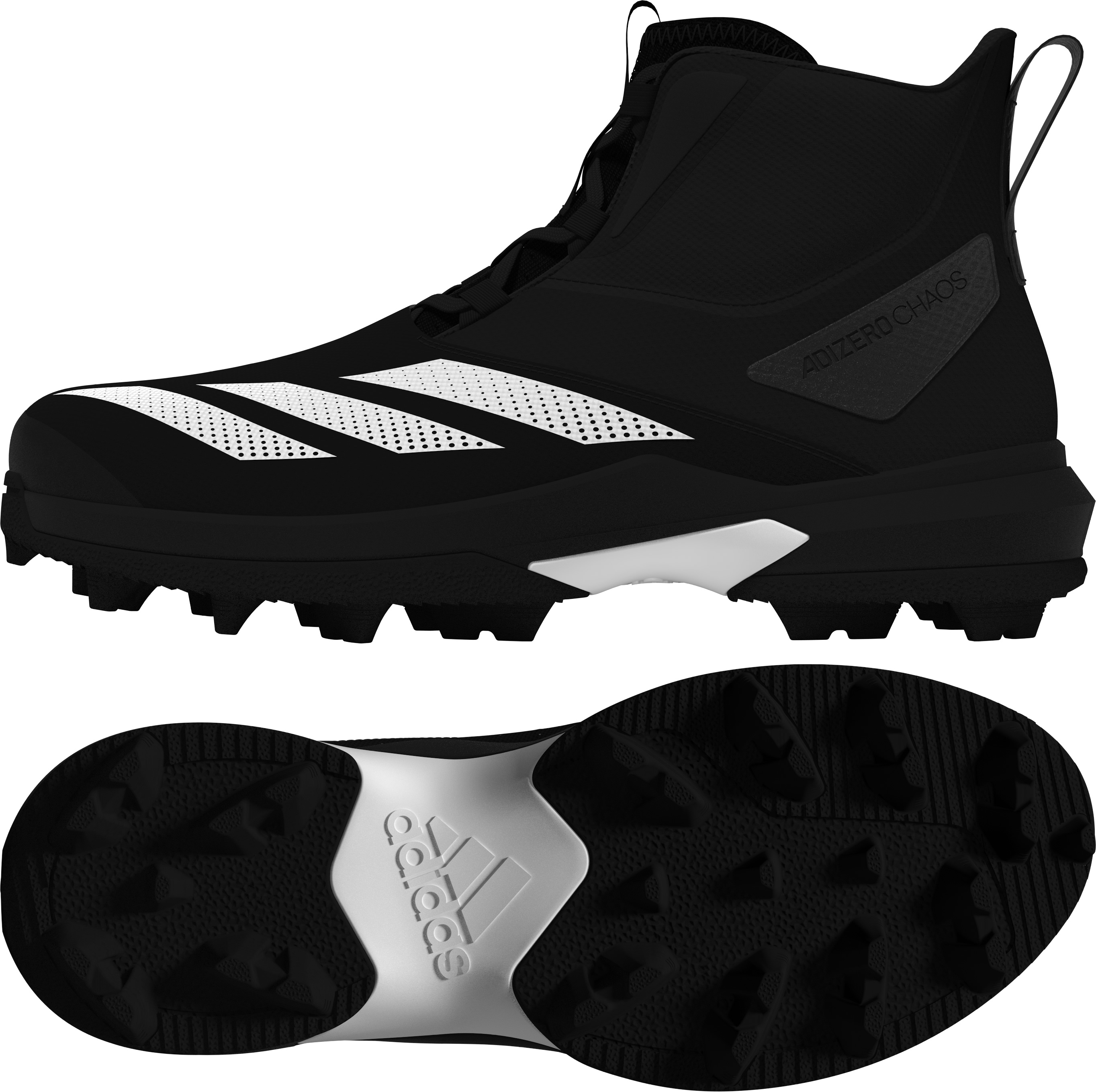 Adizero Chaos 2E American Football Lineman Cleats 3