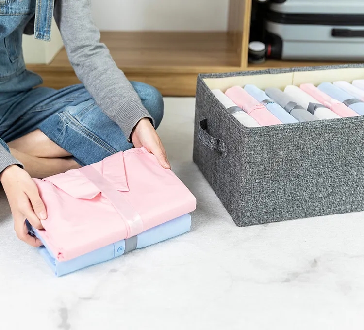 Fabric Storage Bins Cube With Double Handle 2