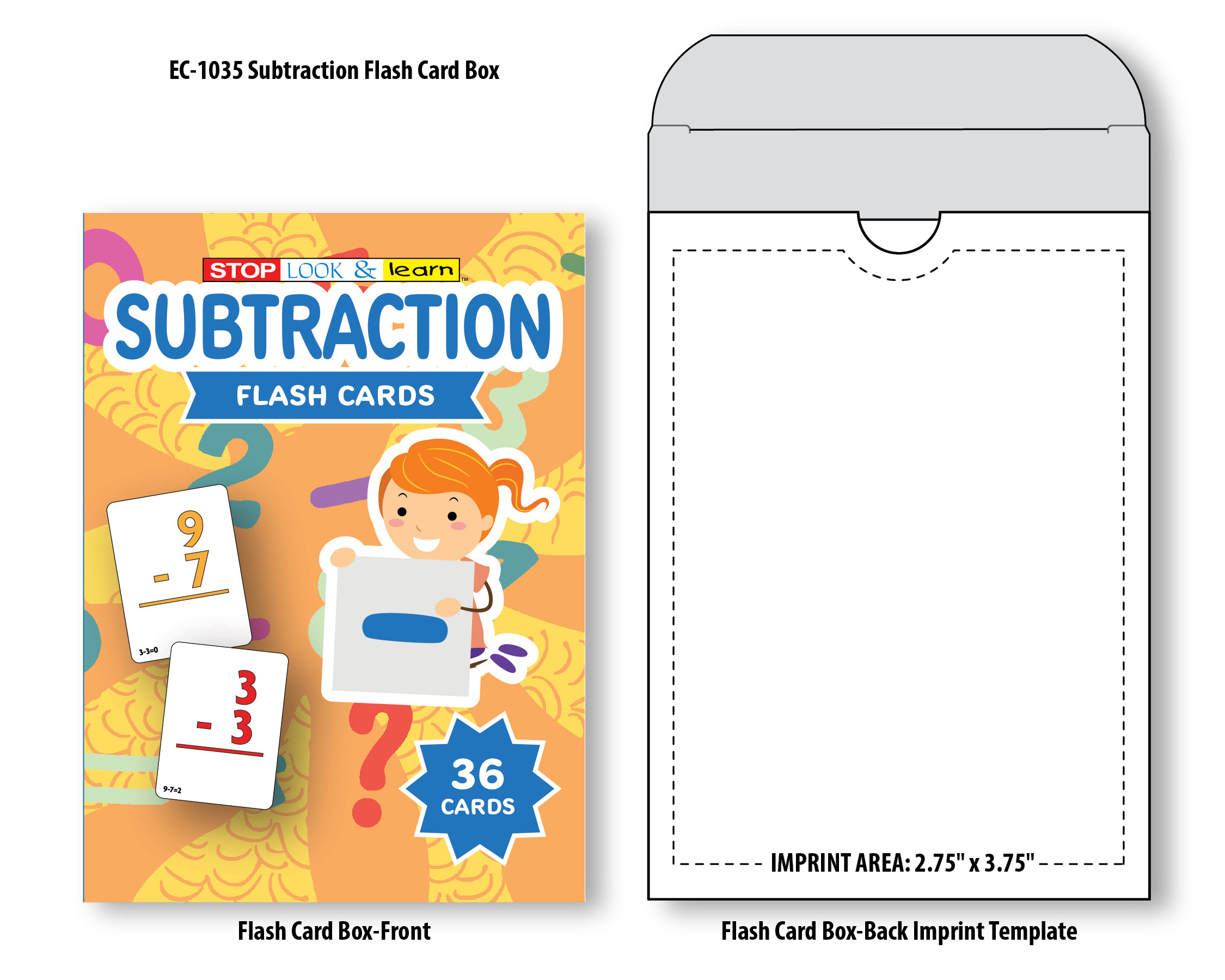 FLASH CARDS - Subtraction 4