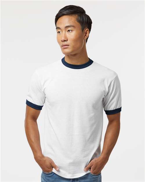 Unisex 50/50 Ringer T-Shirt - 710 120