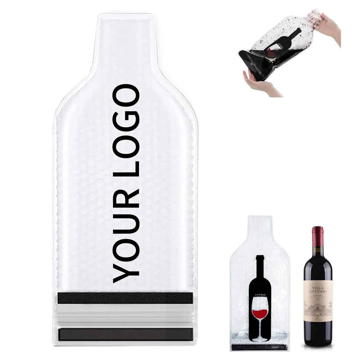 Travel Wine Bag With Protective Seal 2