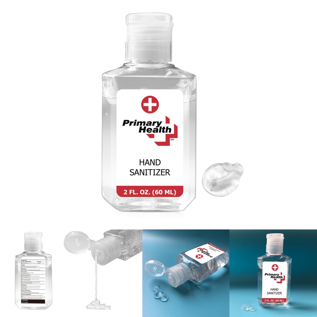 Custom Label Hand Sanitizer 2 Oz. 75% Alcohol - Fda 1