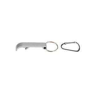 Handy Aluminum Bottle Opener With Carabiner And Key Ring 4