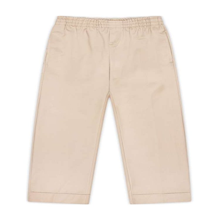 Unisex Pull-On Pants - Size 8 Khaki 2
