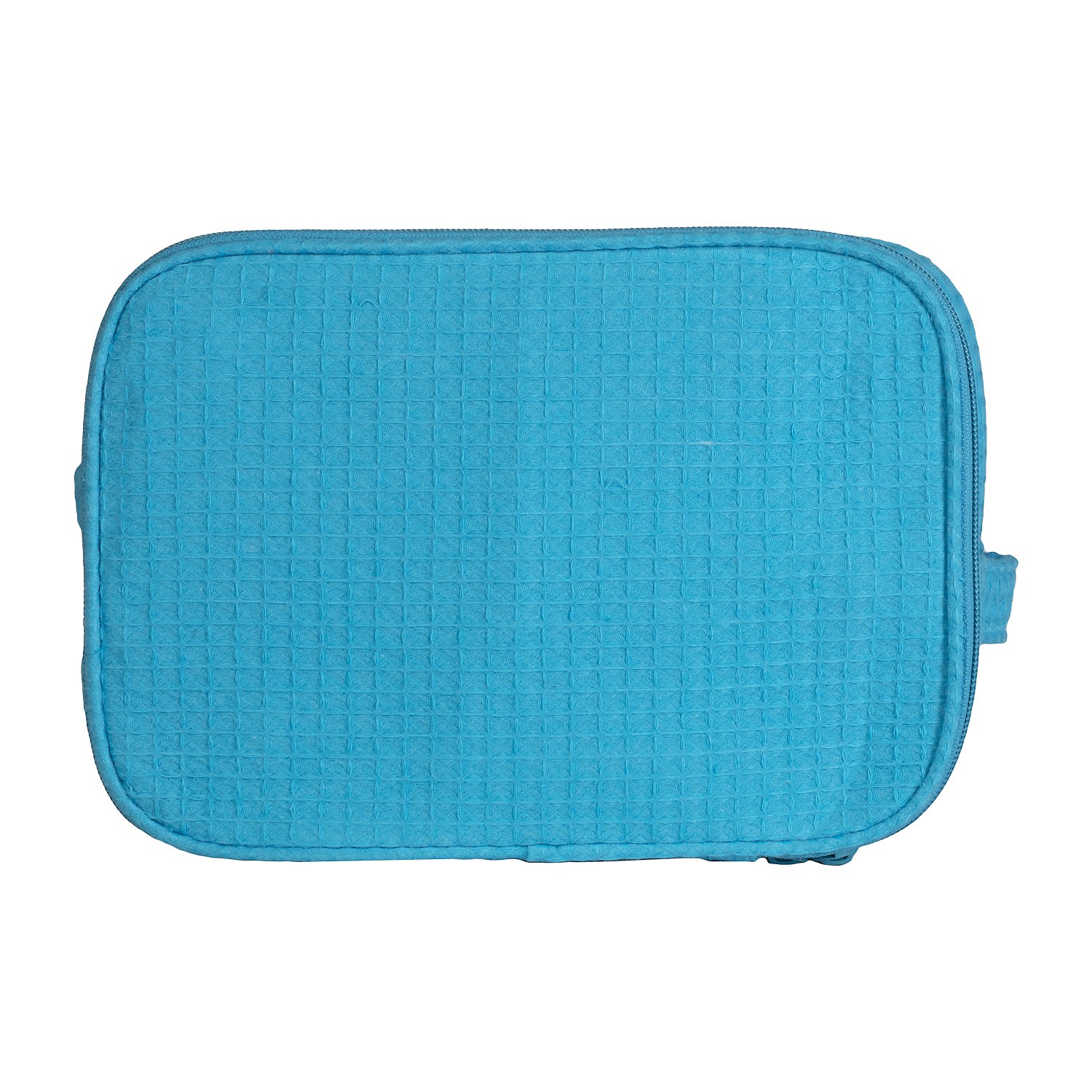 Waffle Weave Large Cosmetic Bag 4