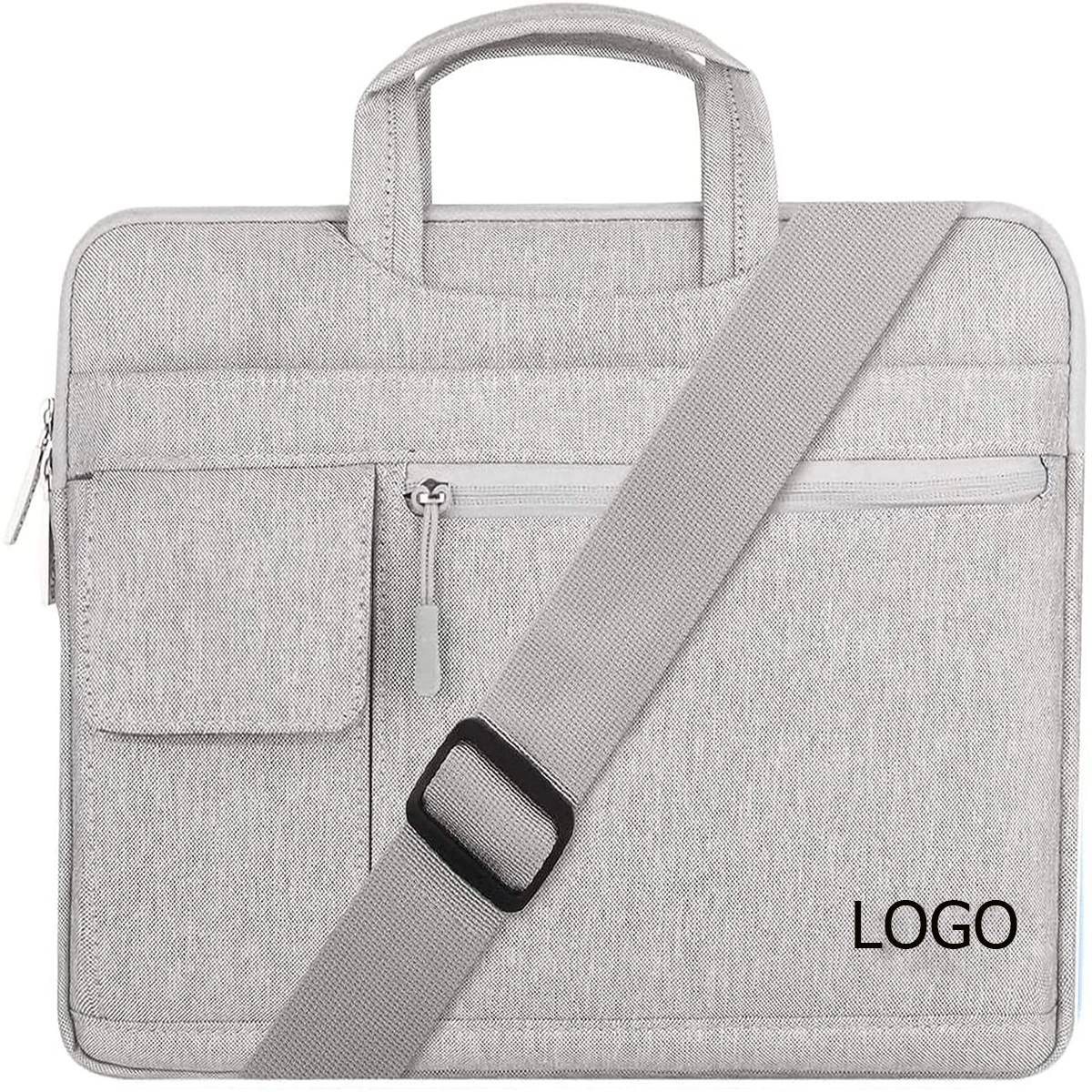 Laptop Shoulder Bag Polyester Flapover Briefcase Sleeve Case 1