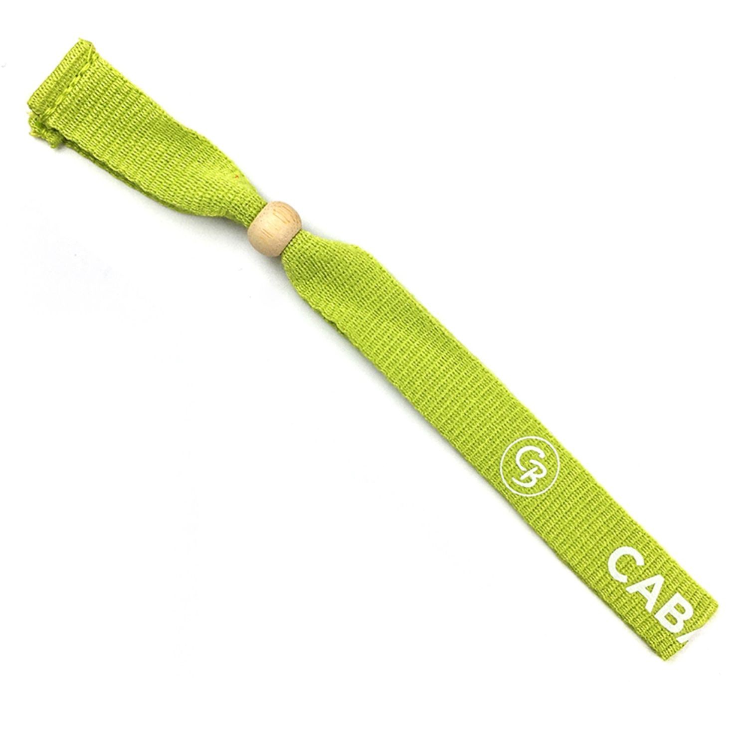 1/2" Eco-friendly Bamboo Two-way Lock Reusable Event Wristbands 2