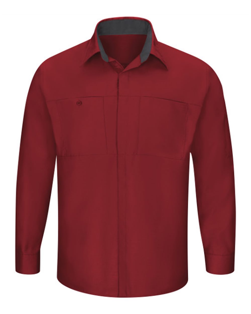 Men's Performance Plus Long Sleeve Shirt with OilBlok Technology - SY32 4