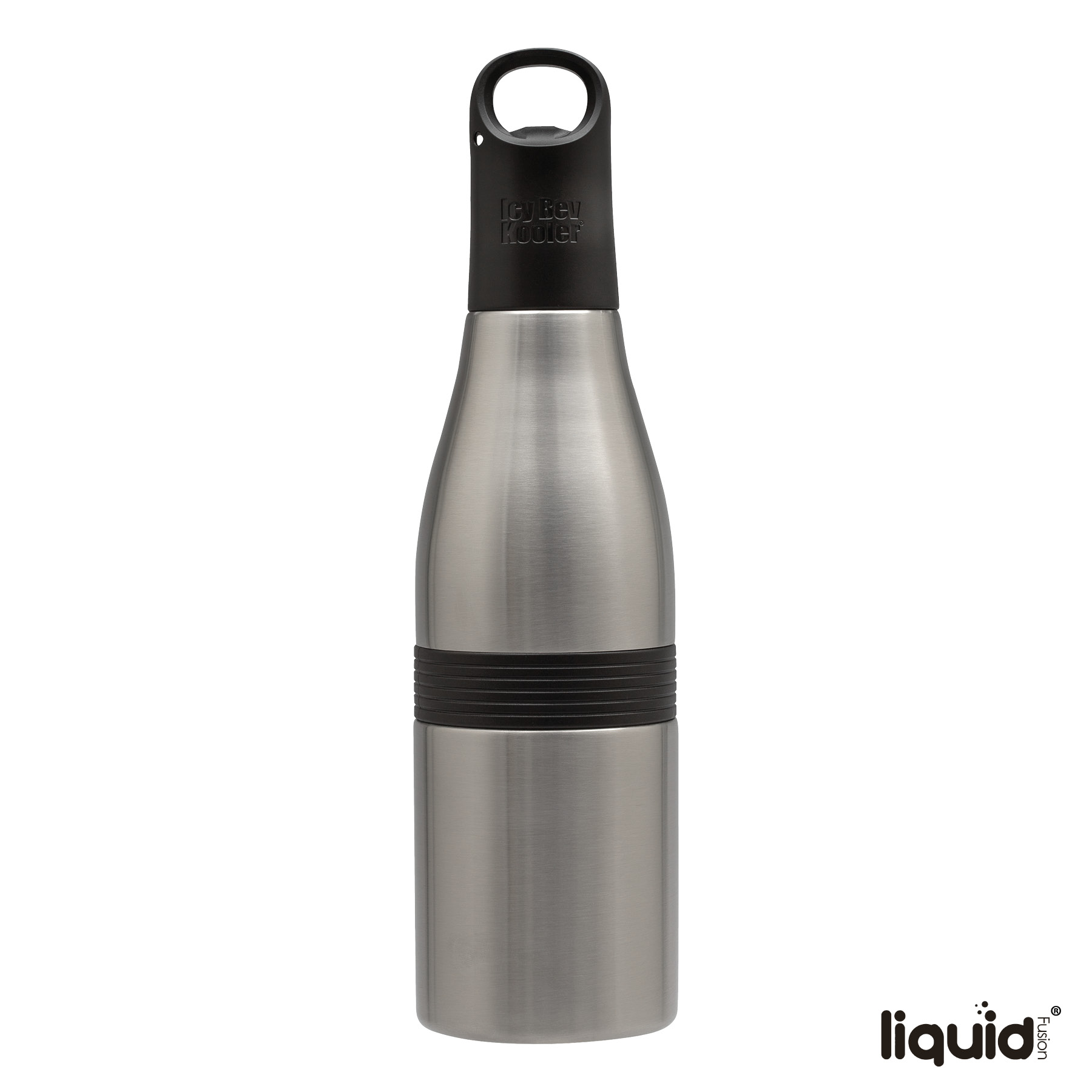 Liquid Fusion® Icy Bev Kooler® 22 oz. 3-In-1 Double Wall Stainless Steel Bottle 40