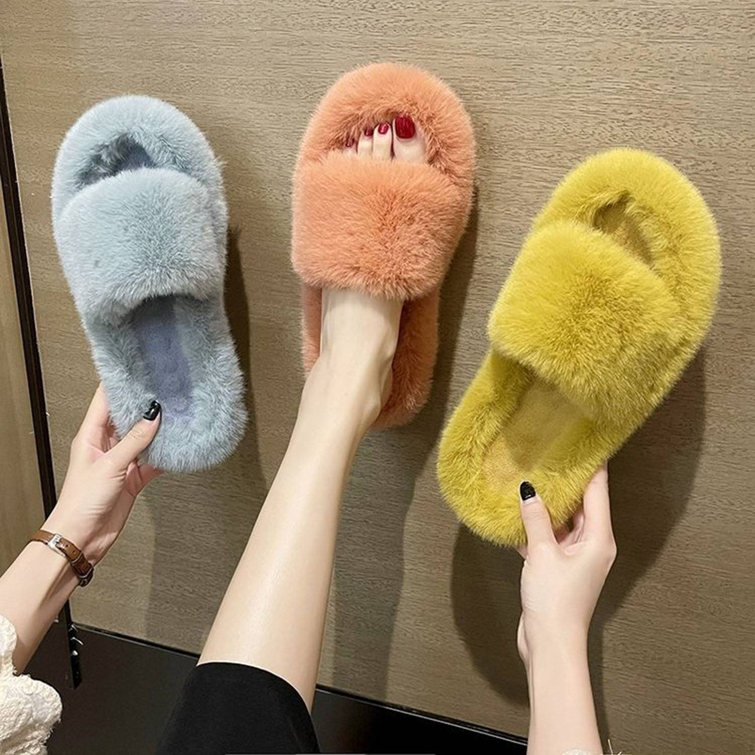 Indoor Plush slippers 4