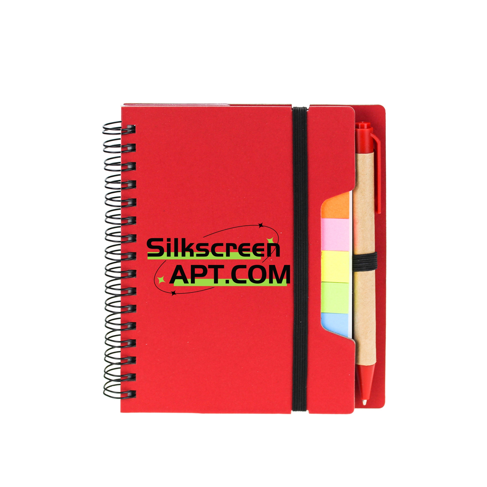 Spiral Notebook Steno Pads Notepad With Pen 3