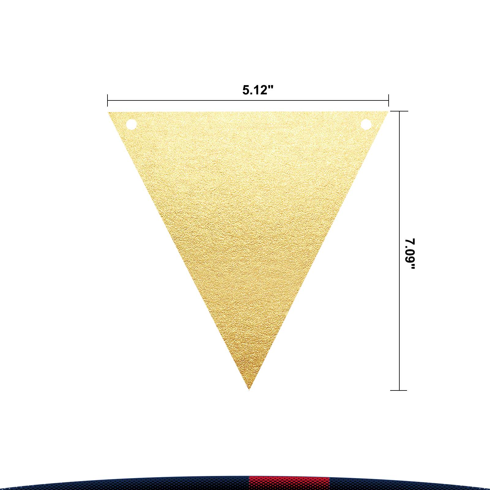 Holiday Triangle String Flags 4