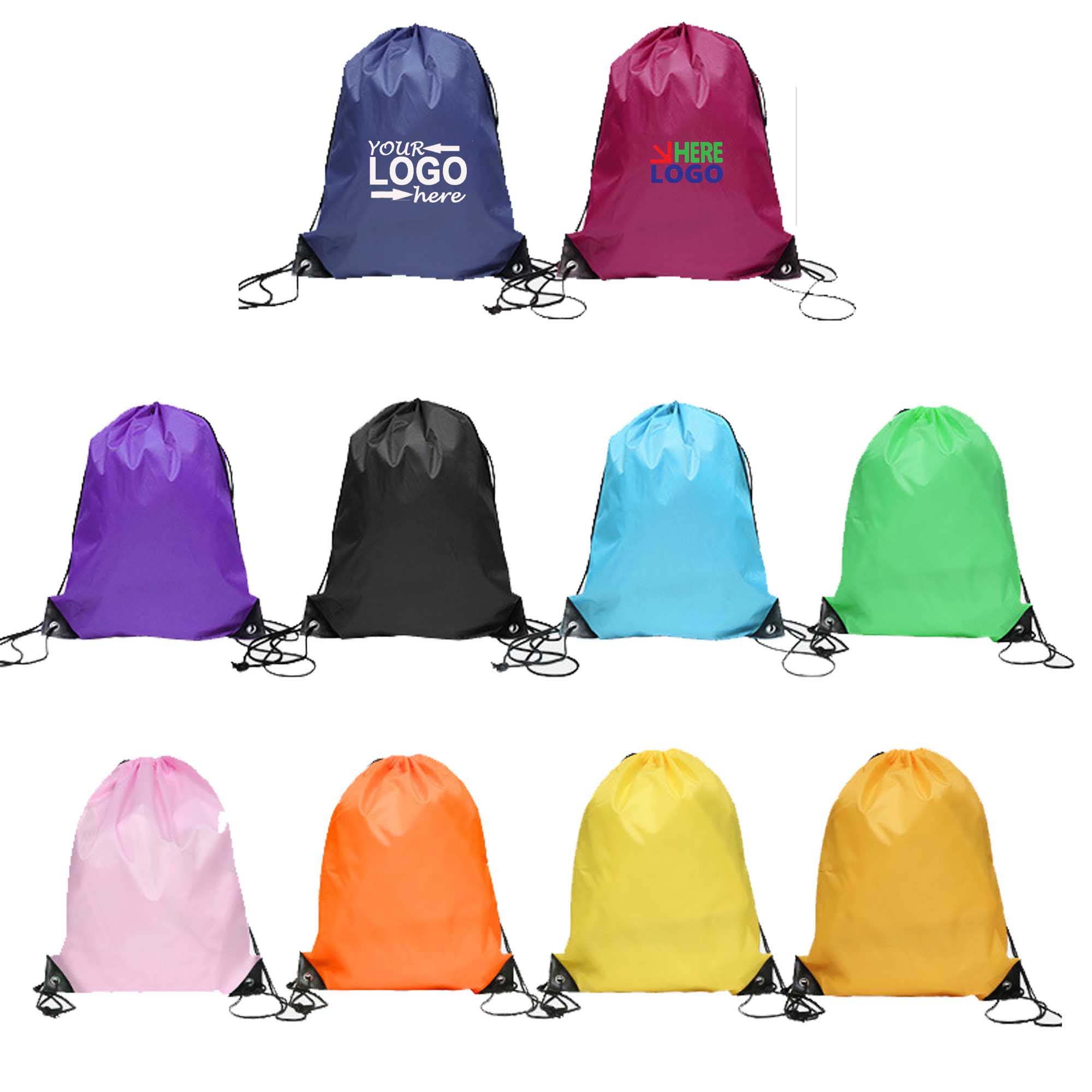 Full-color Sport Drawstring Backpack 2