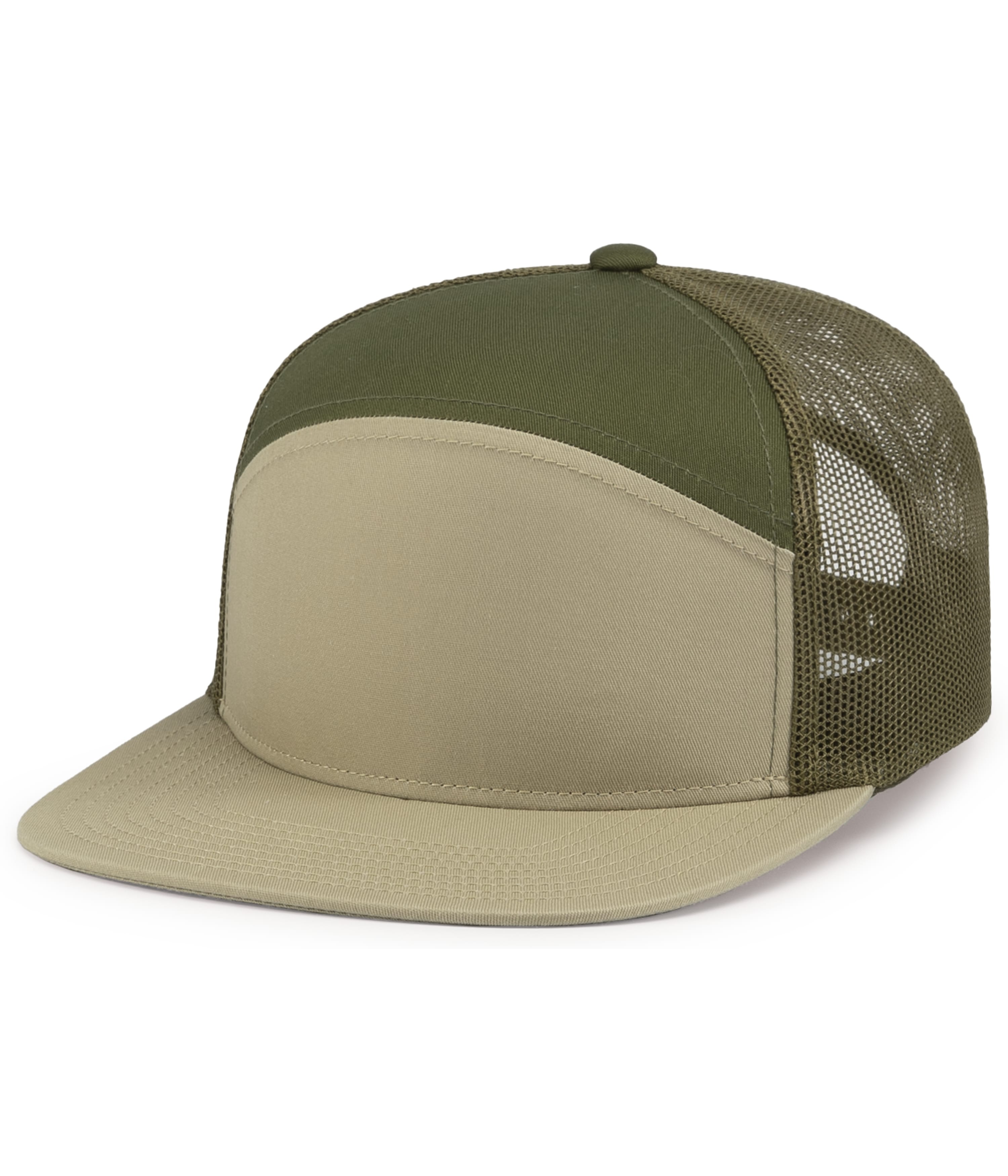 6-Panel Arch Trucker Snapback Cap 10