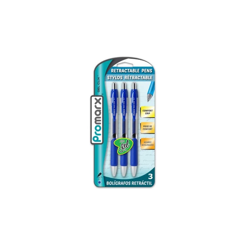 Gel Pens - Blue 3 Pack 2