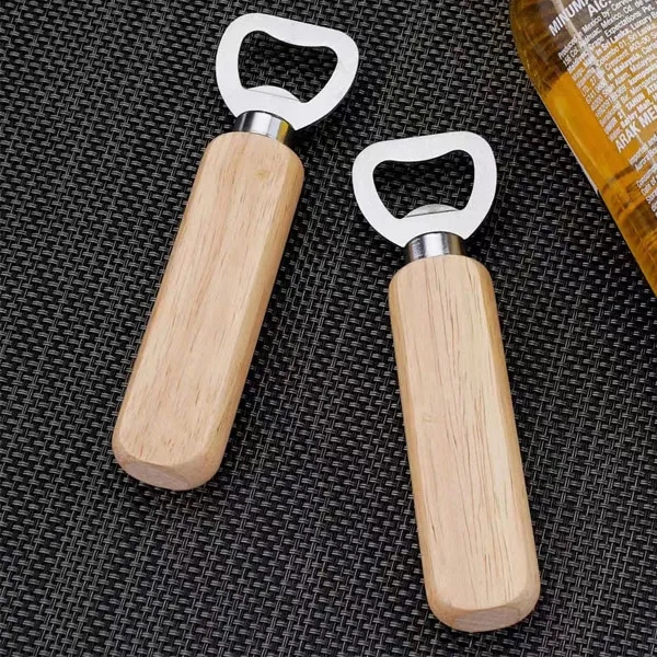 Personalized Wood Handle Bottle Opener 5