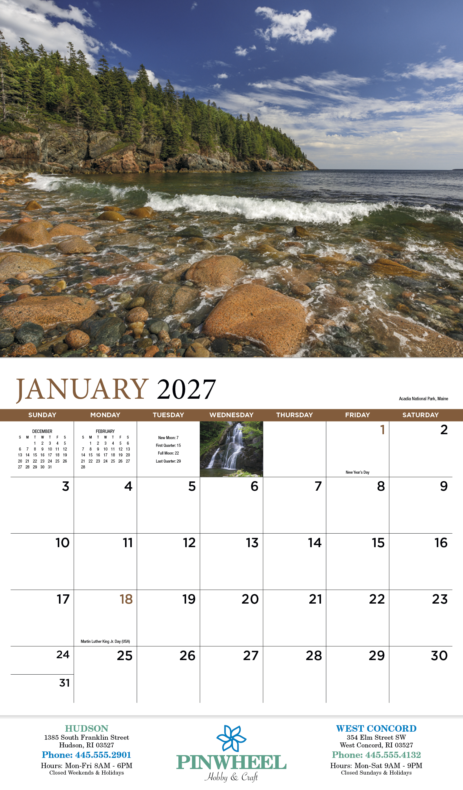 HotLine® Products New England Appointment Calendar - Stapled 41