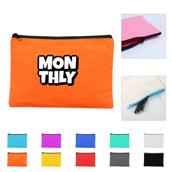 Zippered Binder Clear Pencil Pouch