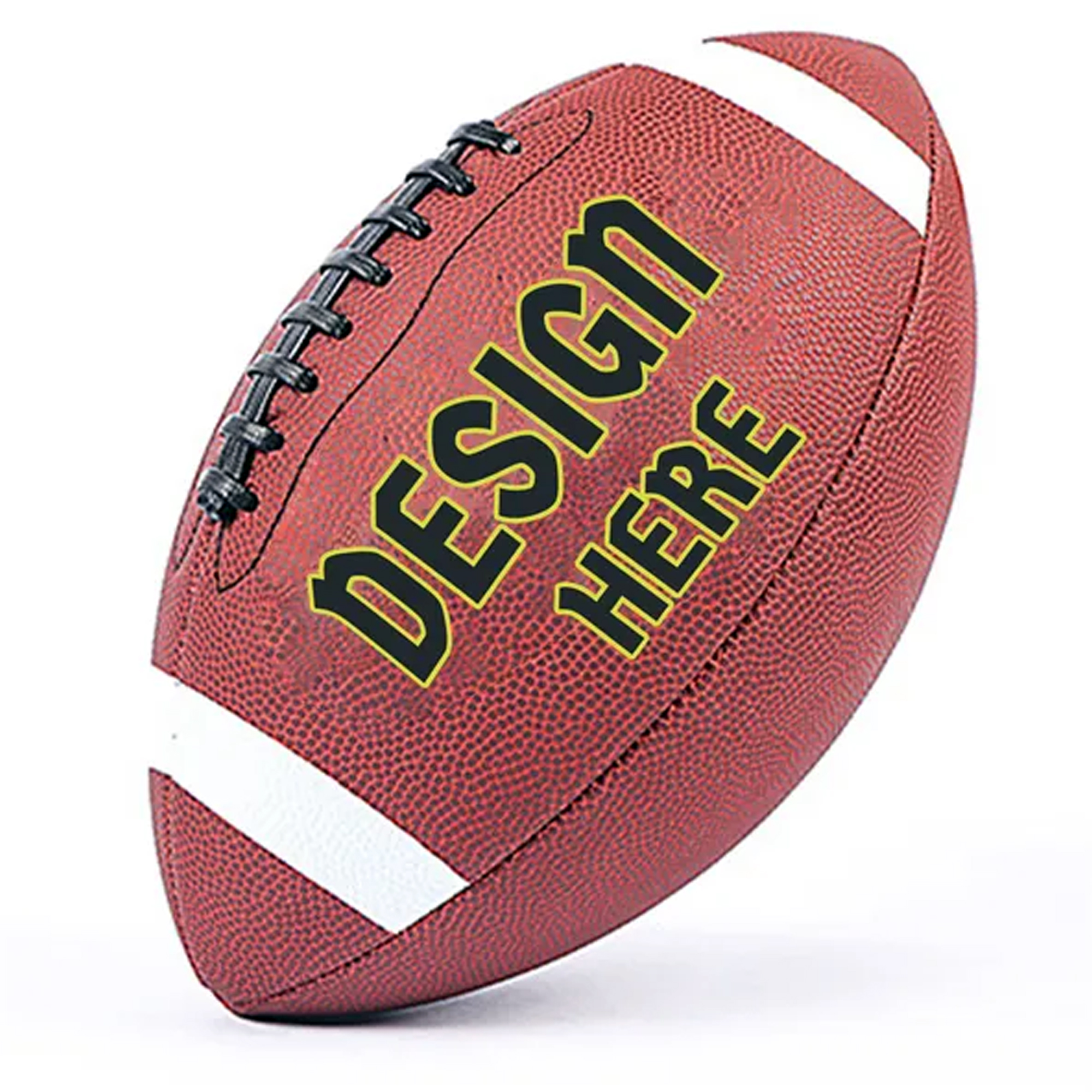 Custom Logo PU Leather Football, Adult Size 4