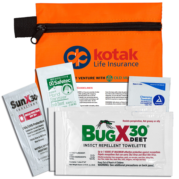 'Stay Safe Kit' 5 Piece Insect Repellent Kit in Zipper Pouch 24