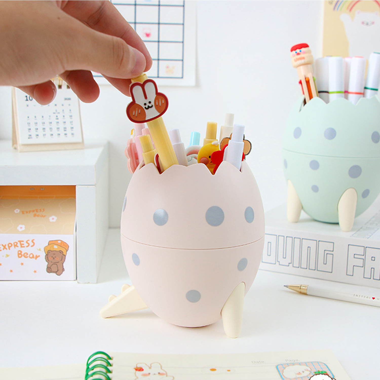 Dinosaur Egg Pen Holder 6