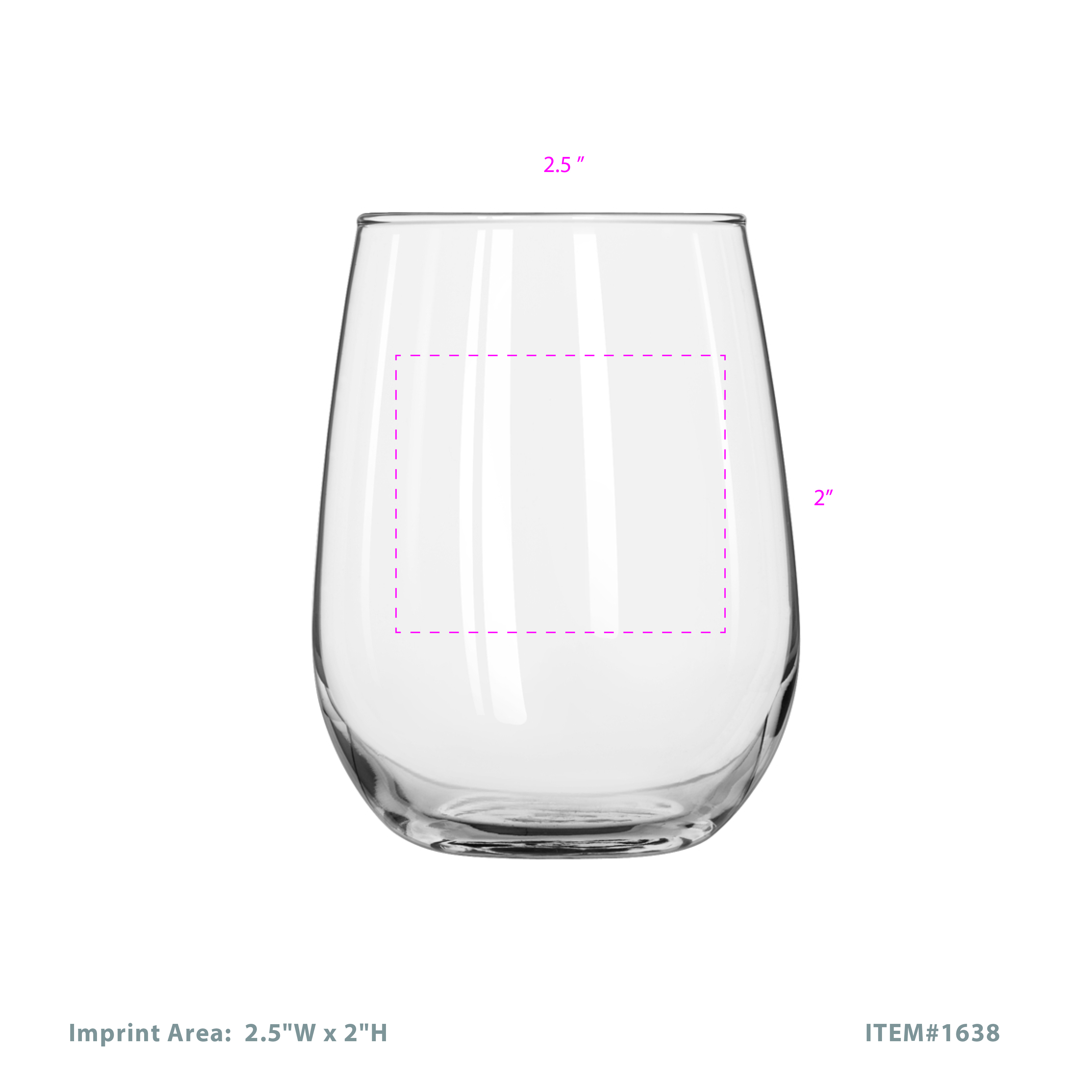 Libbey Vina Stemless White Wine Glass, set of 4 5