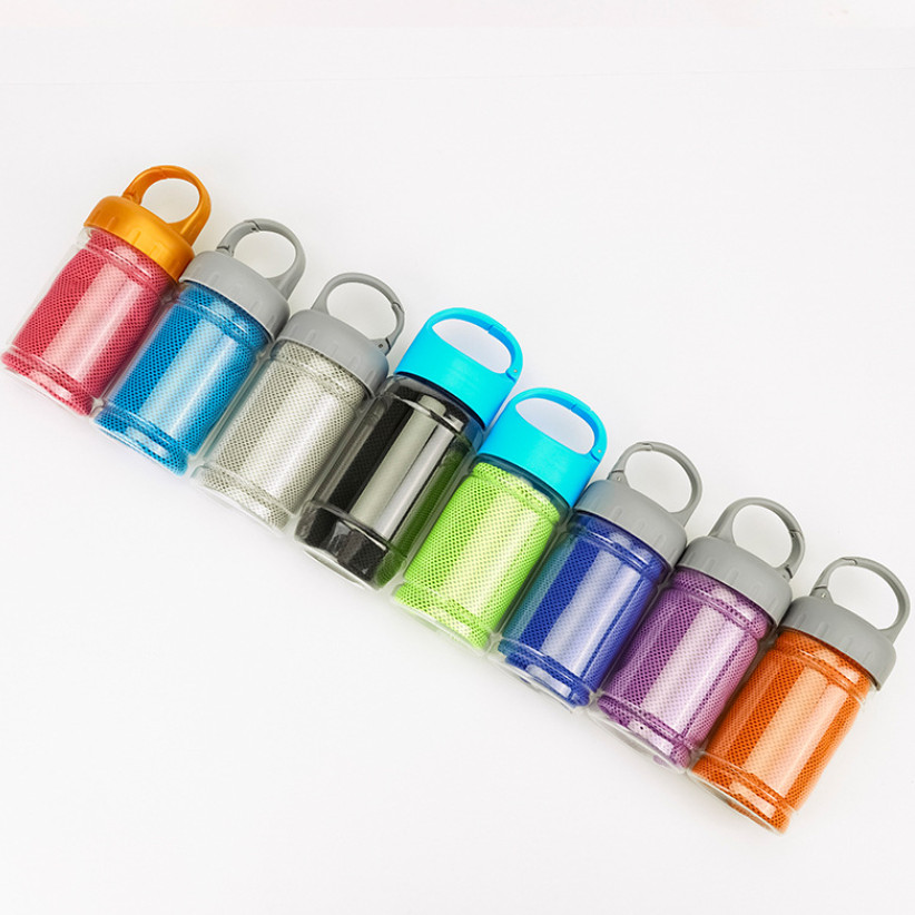 PET bottle microfiber recycled instant cooling towel 5