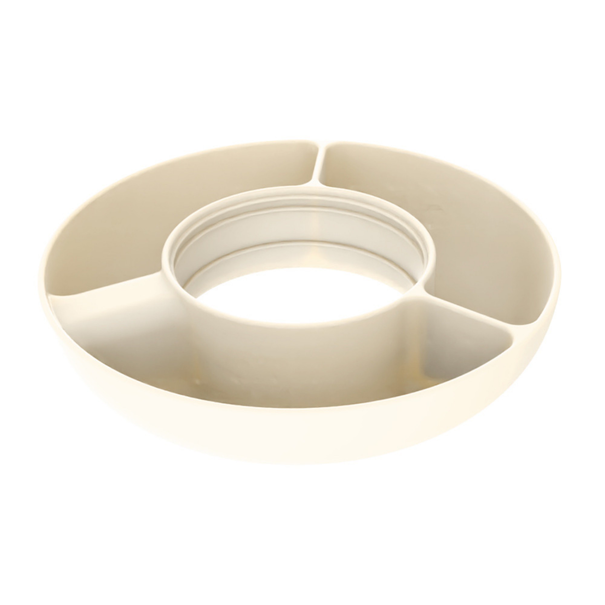 3 Compartment Silicone Snack Tray 2