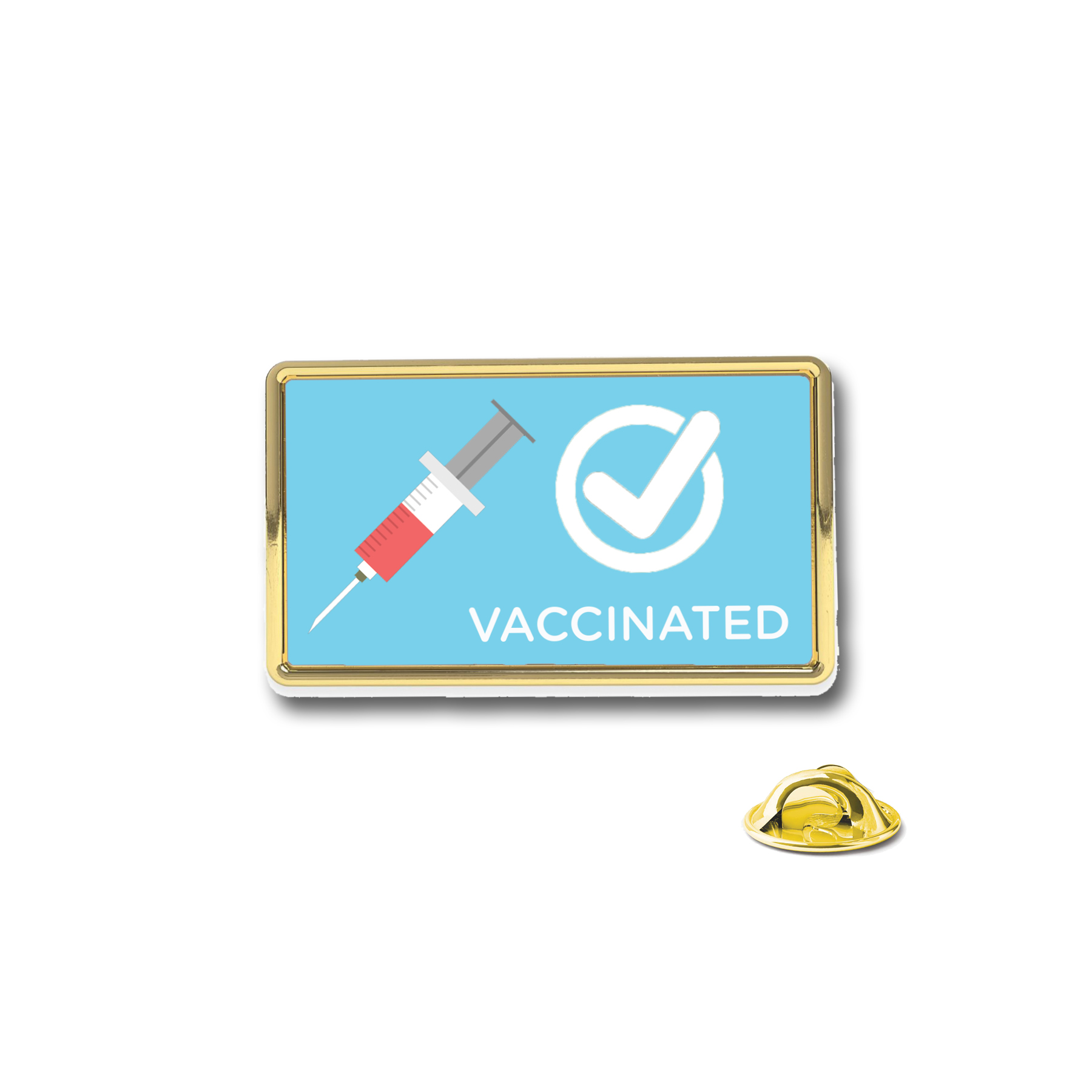 Vaccinated Lapel Pin 4