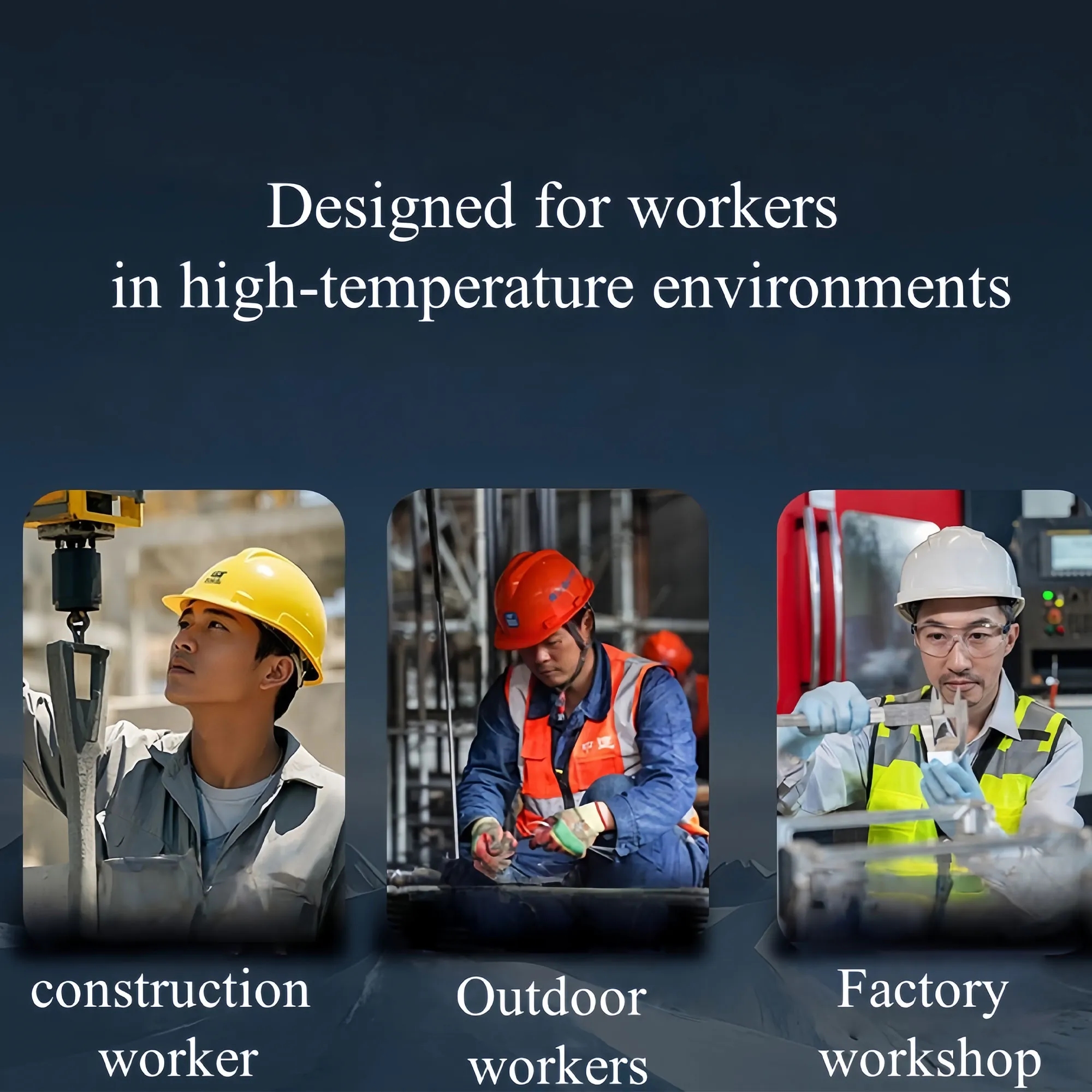 CoolVent Safety Helmet With Turbo Fans Lithium Battery 3