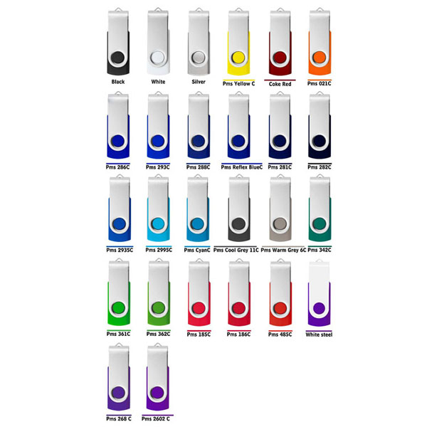 Swivel USB Drive In A Wide Variety Of Colors 1
