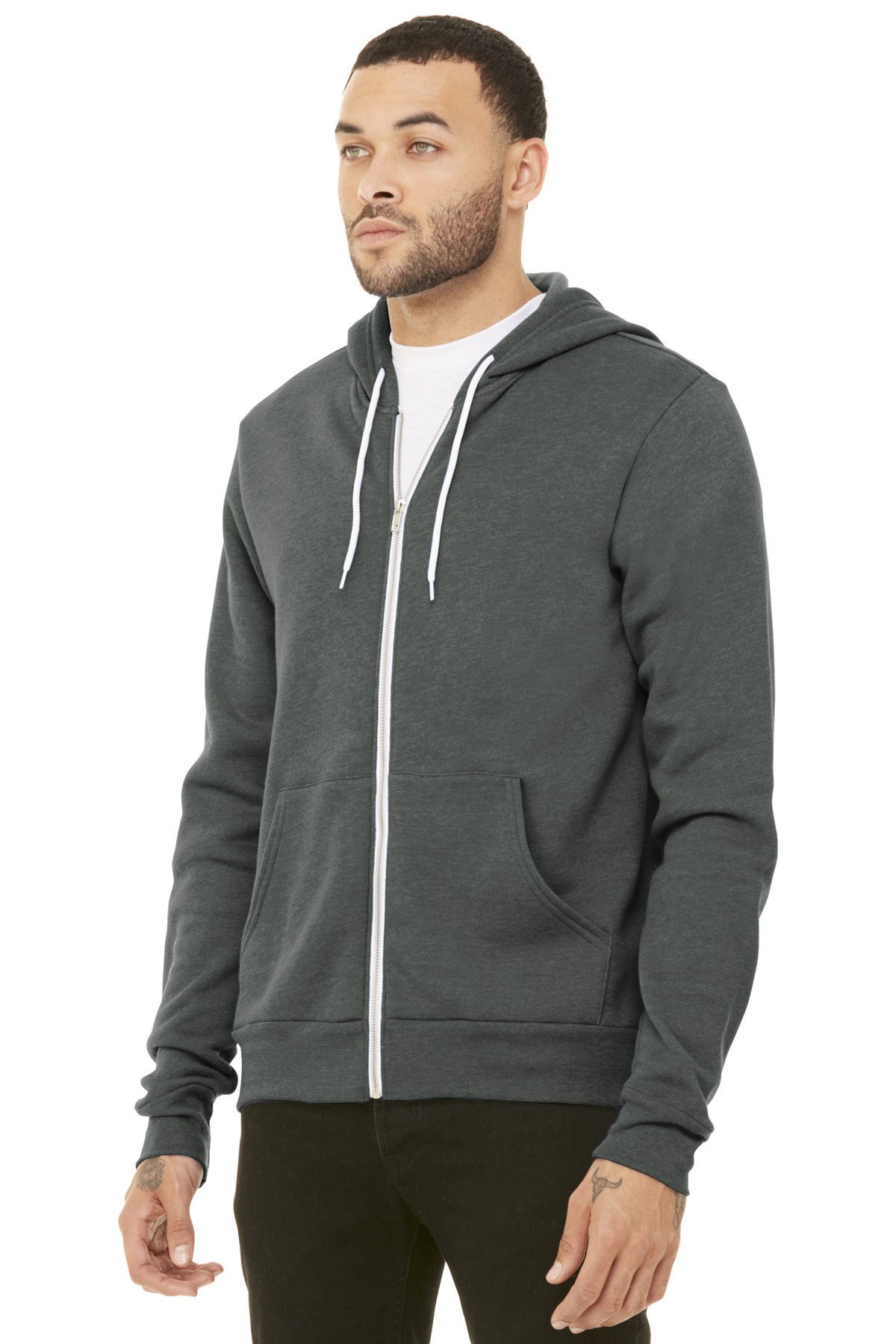 BELLA+CANVAS® Unisex Sponge Fleece Full-Zip Hoodie 33